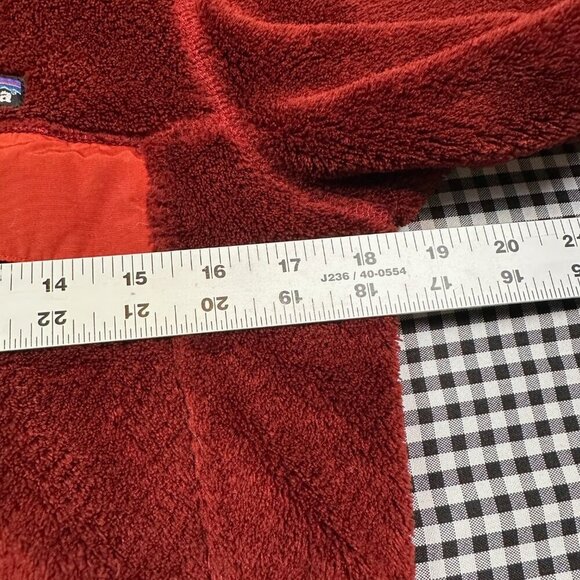 Patagonia Re-Tool Full Zip Sweatshirt Jacket Burgundy Red Womens Size Medium - Picture 2 of 5
